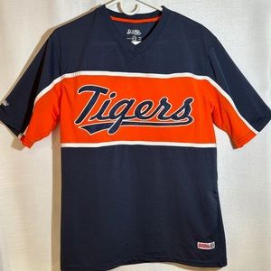 Detroit Tigers Stitches V Neck Baseball Jersey Mens/Womens size M see pics